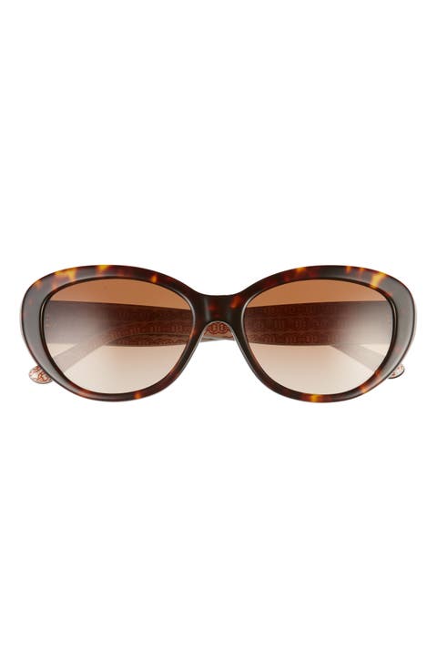 56mm Gradient Cat Eye Sunglasses