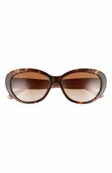 Tory Burch 56mm Gradient Cat Eye Sunglasses