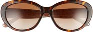 Tory Burch 56mm Gradient Cat Eye Sunglasses