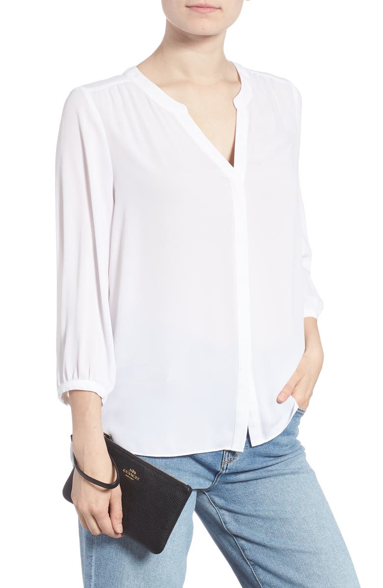 COACH Leather Wristlet, Alternate, color,