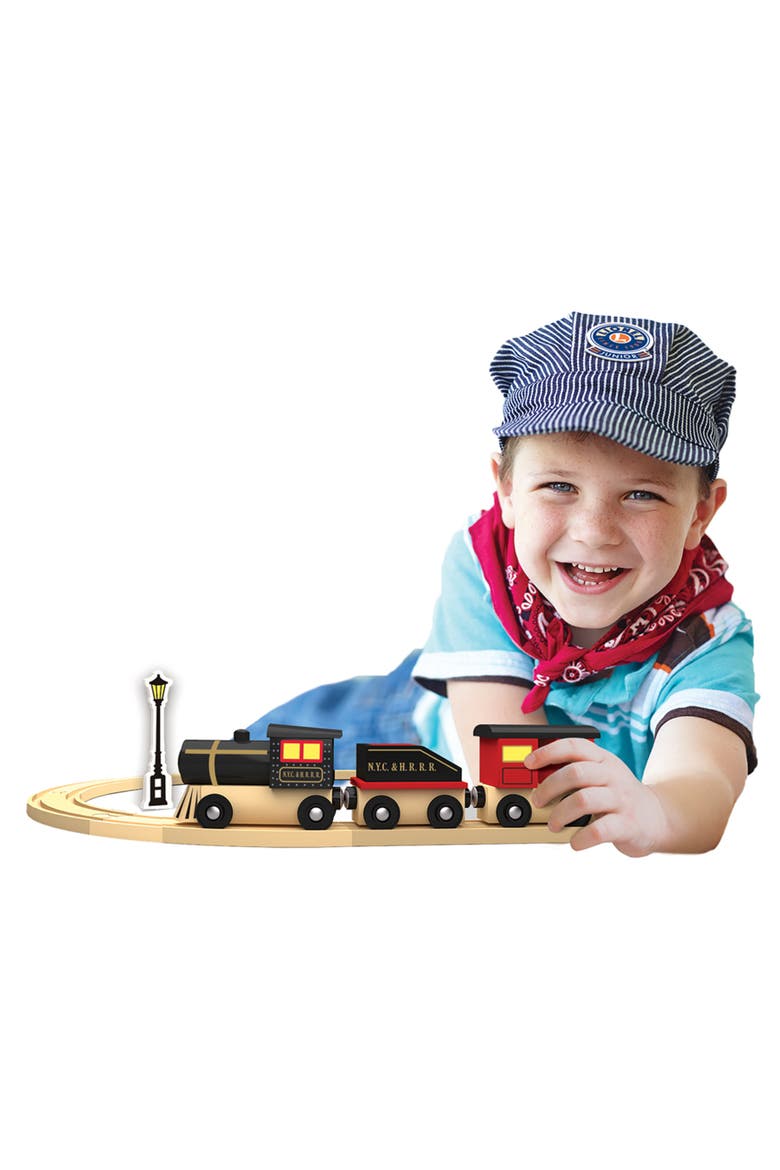 Original Steam Engine Toy Train Set, Alternate, color, Multicolor