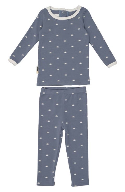 Sun Print Cotton Knit Top & Leggings (Baby)