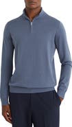Reiss Blackhall Quarter Zip Wool Sweater