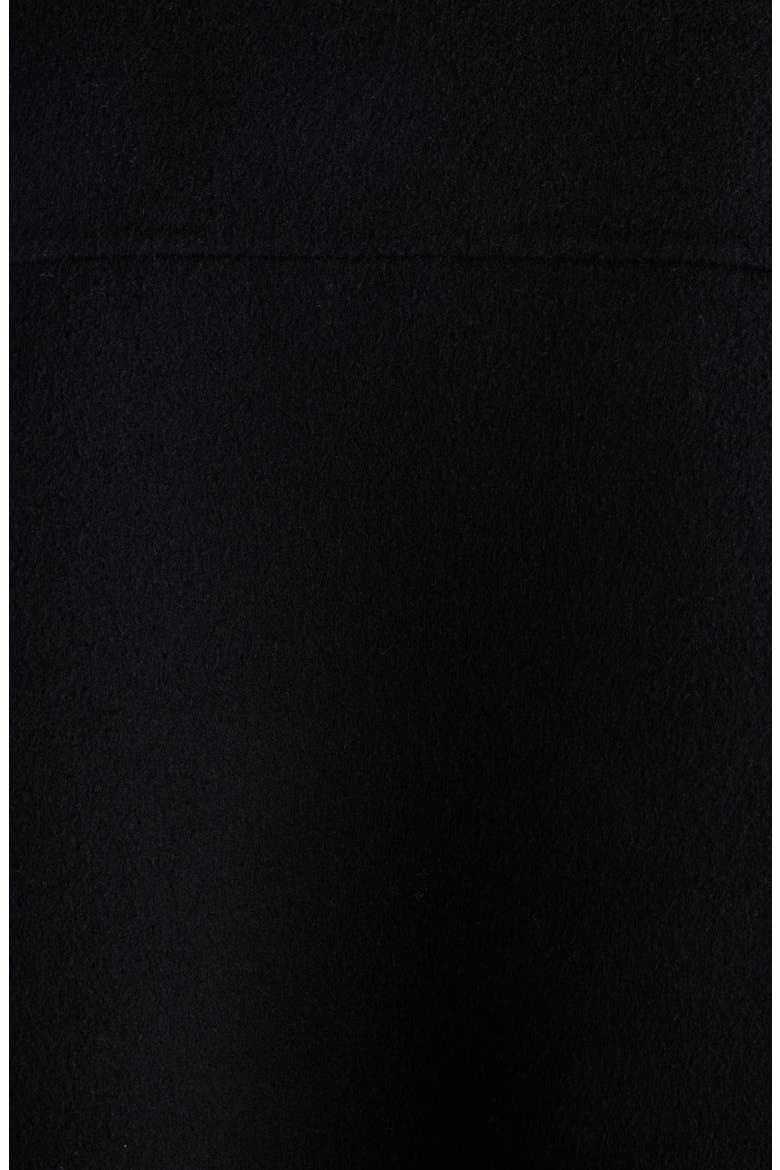 Relaxed Fit Double Face Wool Jacket, Alternate, color, BLACK