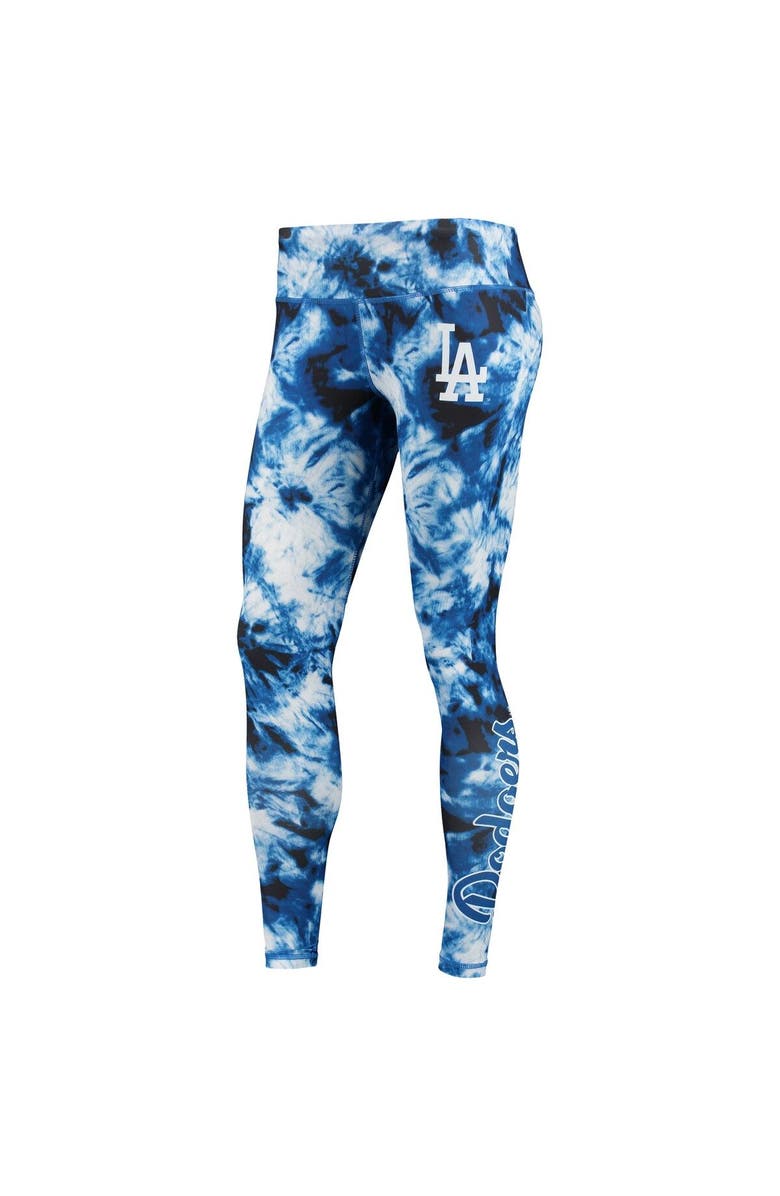 FOCO Women's FOCO Royal Los Angeles Dodgers Tie-Dye Leggings, Alternate, color, Royal