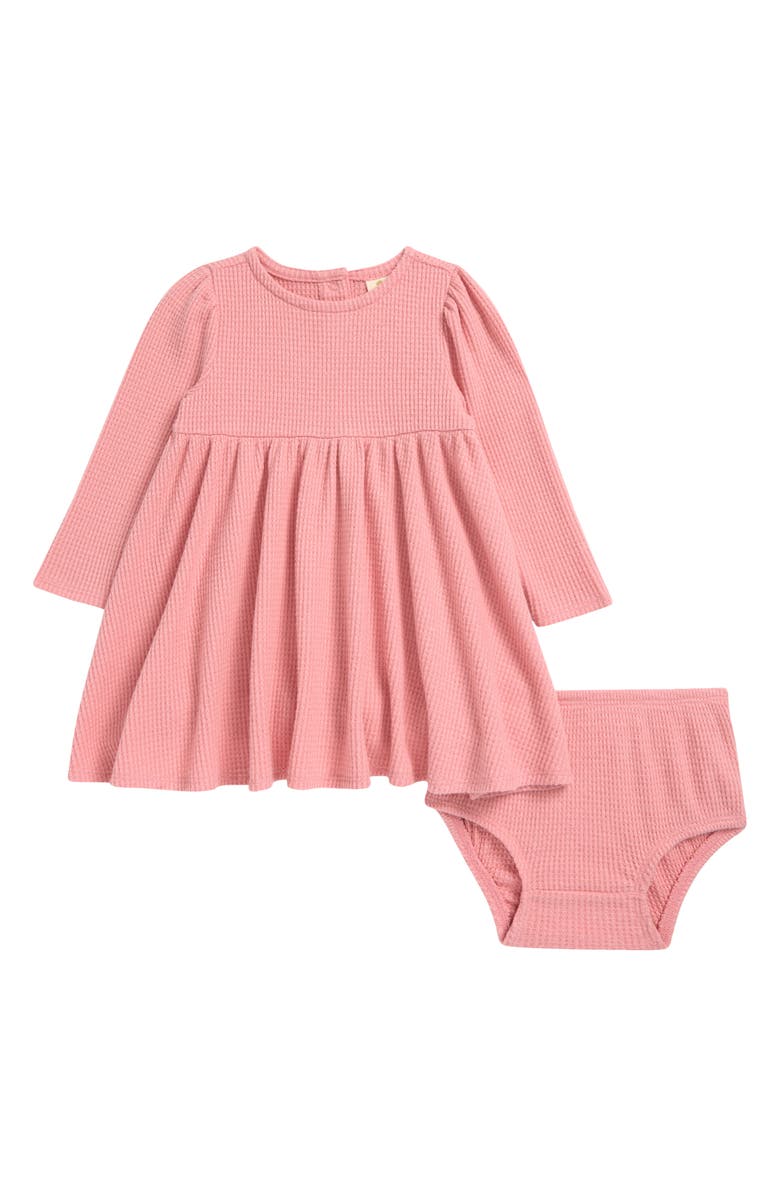 Tucker + Tate Cozy Long Sleeve Dress & Bloomers, Main, color,