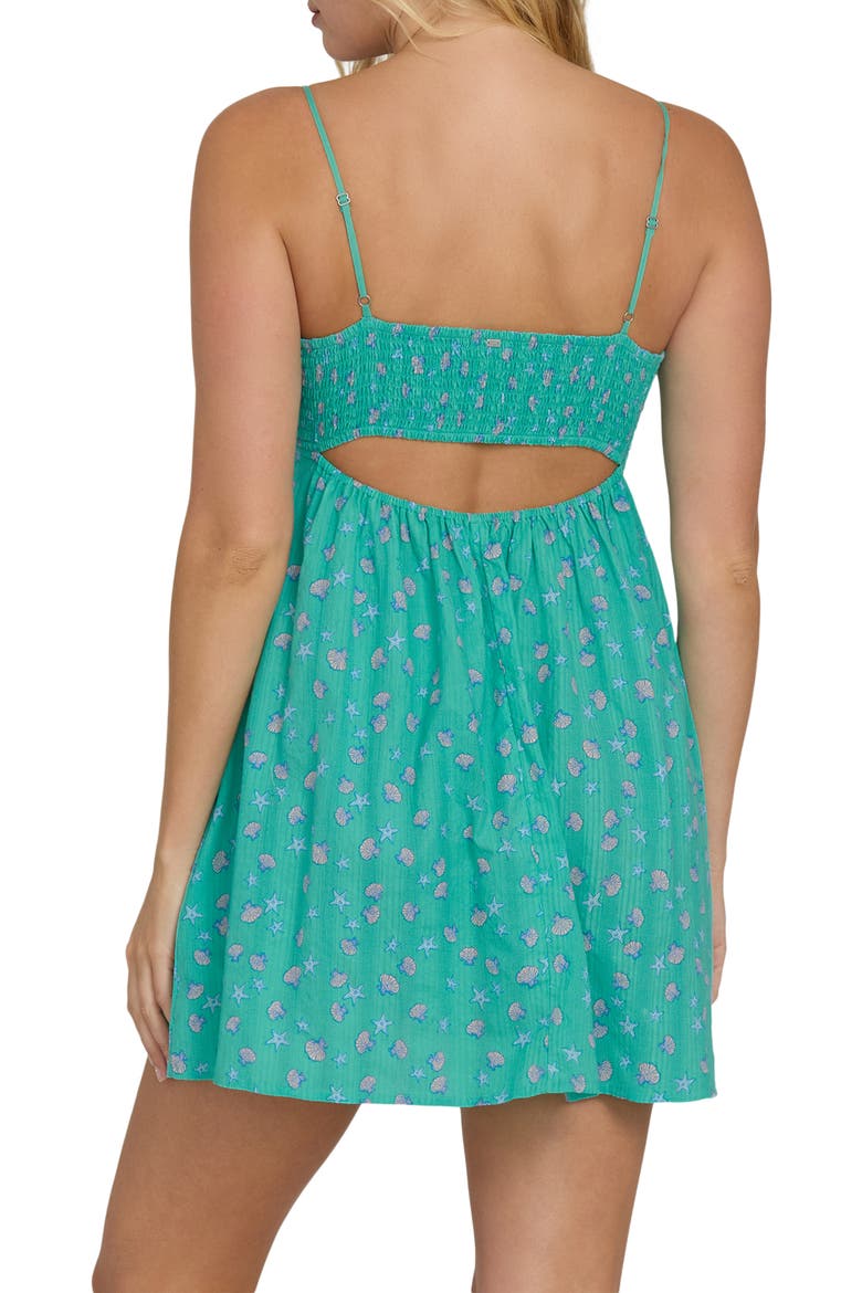Island Heat Cover-Up Minidress, Alternate, color, GREEN TROPICS