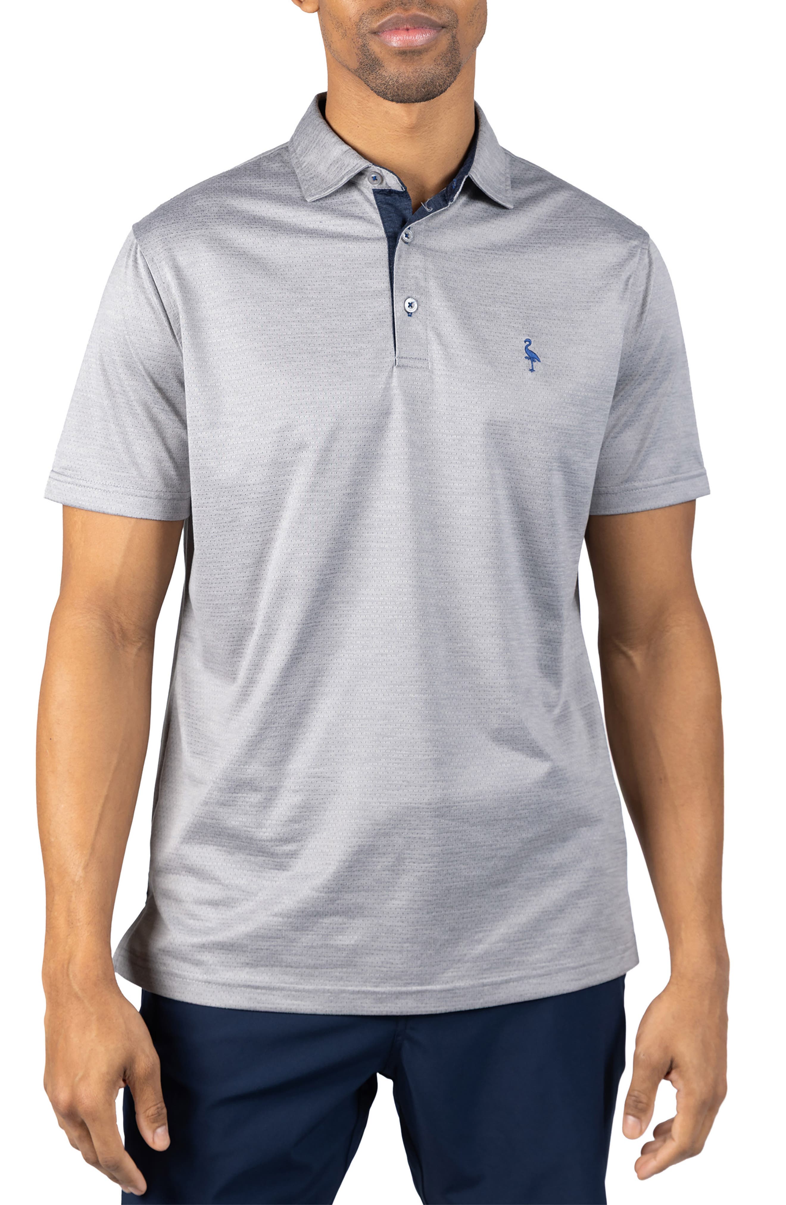 TailorByrd Mélange Mesh Performance Polo
