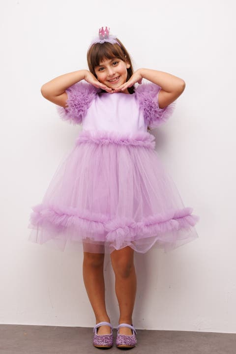 Madison Girls’ Ruffle Tulle Dress