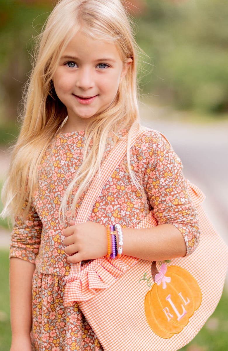 Bits & Bows Pumpkin Hearts Girls' Bracelet, Alternate, color, 