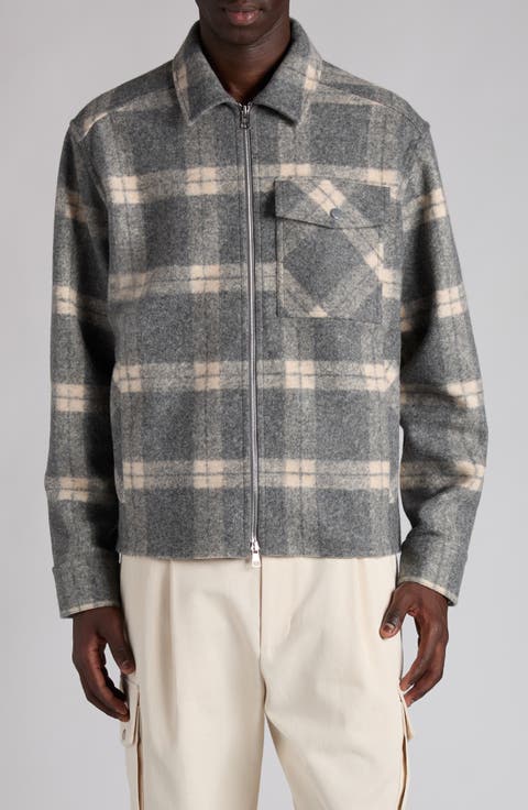 ジャケット・アウター CALEE BLOCK CHECK OVER SHIRT JACKET M BLOCK CHECK OVER SIZE SHIRT JACKET – CALEE ONLINE STORE