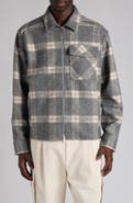 Moncler Plaid Shirt Jacket