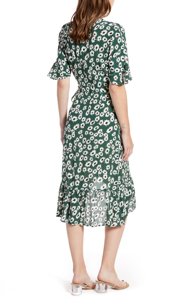 Rails Florence Daisy Print Wrap Dress, Alternate, color, 