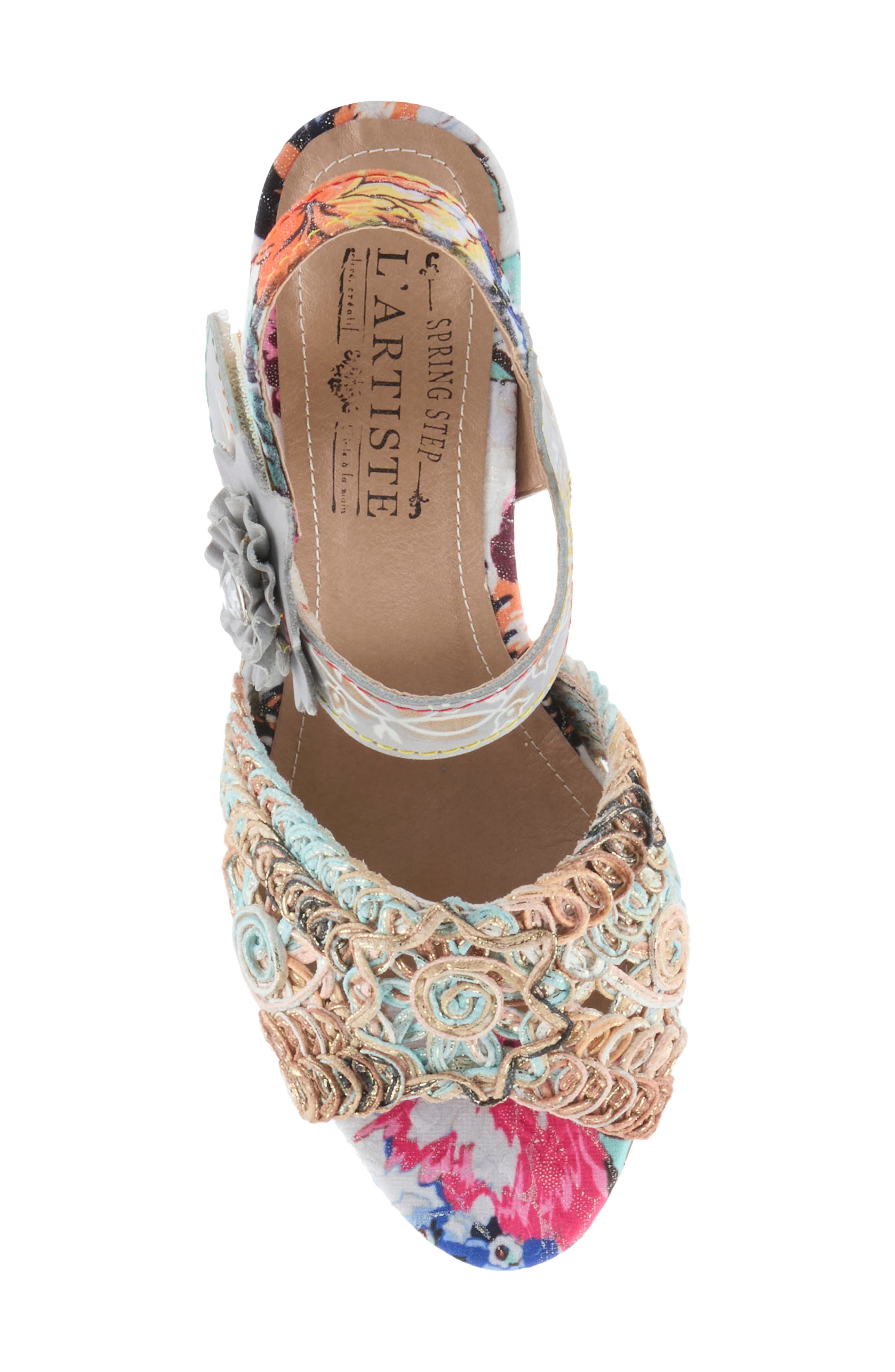 L'Artiste by Spring Step Cosmopleze Sandal, Alternate, color, Grey Multi