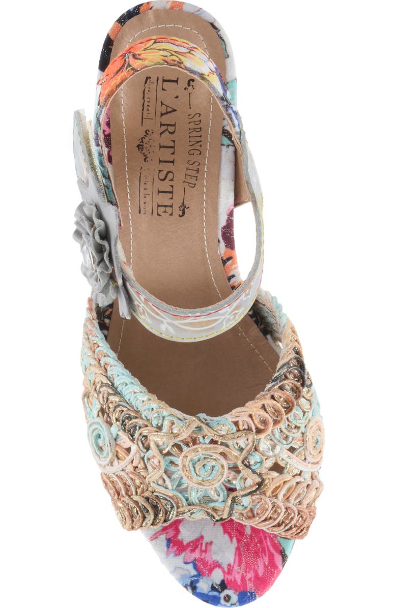 L'Artiste by Spring Step Cosmopleze Sandal, Alternate, color, Grey Multi