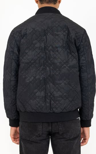 Quilted Bomber Jacket