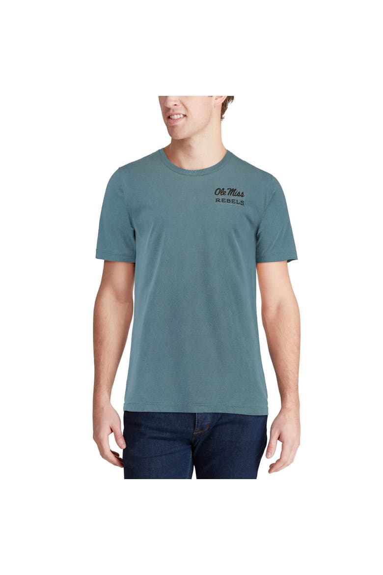 Men's Blue Ole Miss Rebels State Scenery Comfort Colors T-Shirt, Alternate, color, Blue