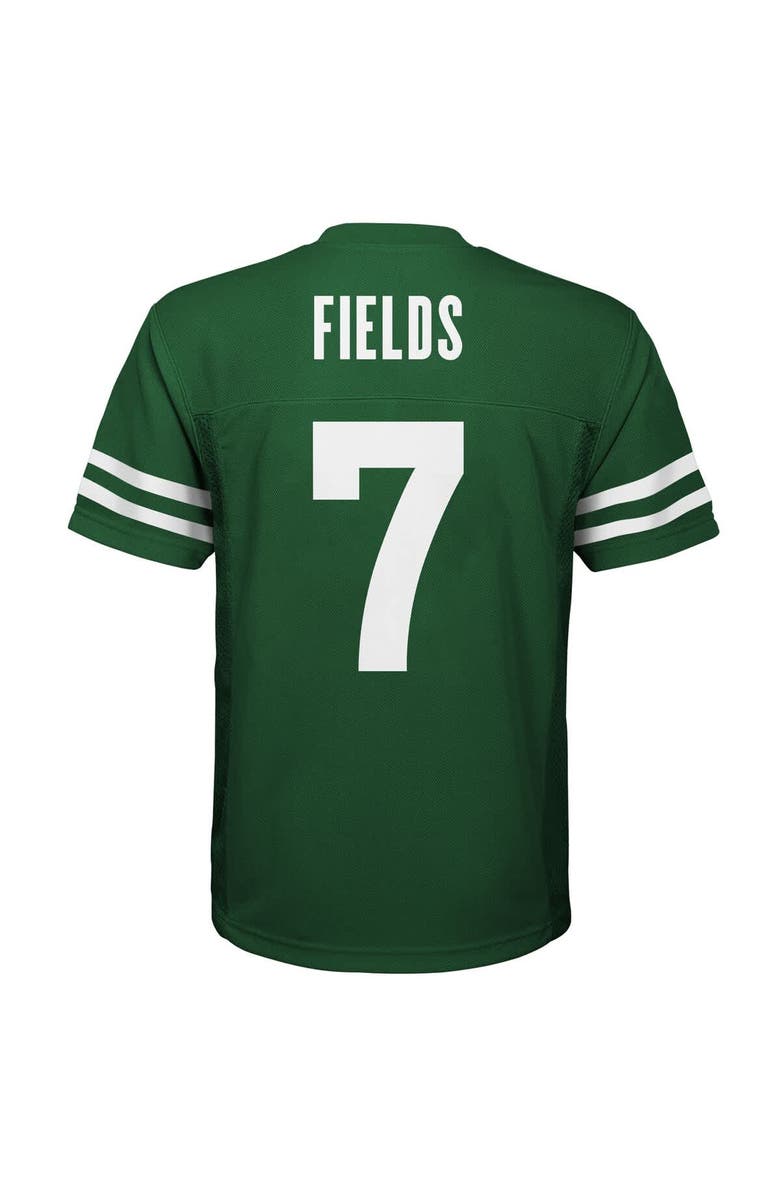 Nike Youth Nike Justin Fields Legacy Green New York Jets Replica Player Jersey, Alternate, color, Green