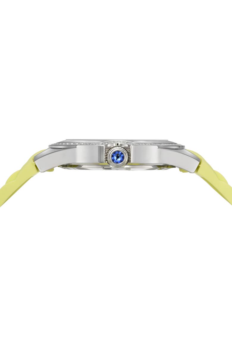 PORSAMO BLEU Guilia Interchangeable Bracelet Watch, 37mm, Alternate, color, Lime Green