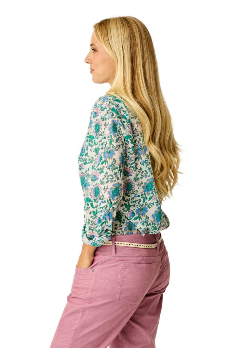 Carve Designs Dylan Gauze Tunic, Alternate, color, Cloud Multifloral