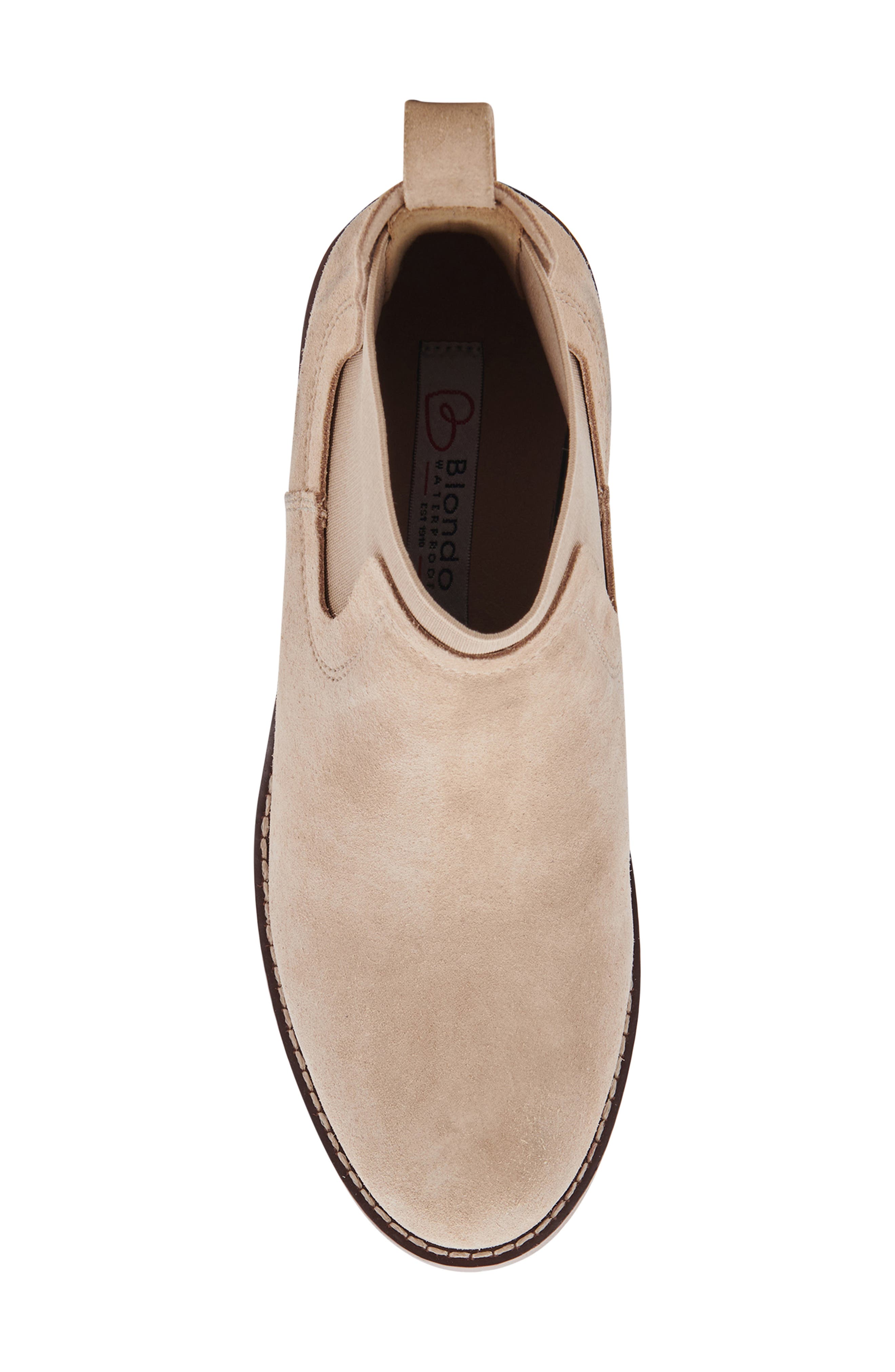 Dyme Waterproof Chelsea Boot, Alternate, color, SAND SUEDE