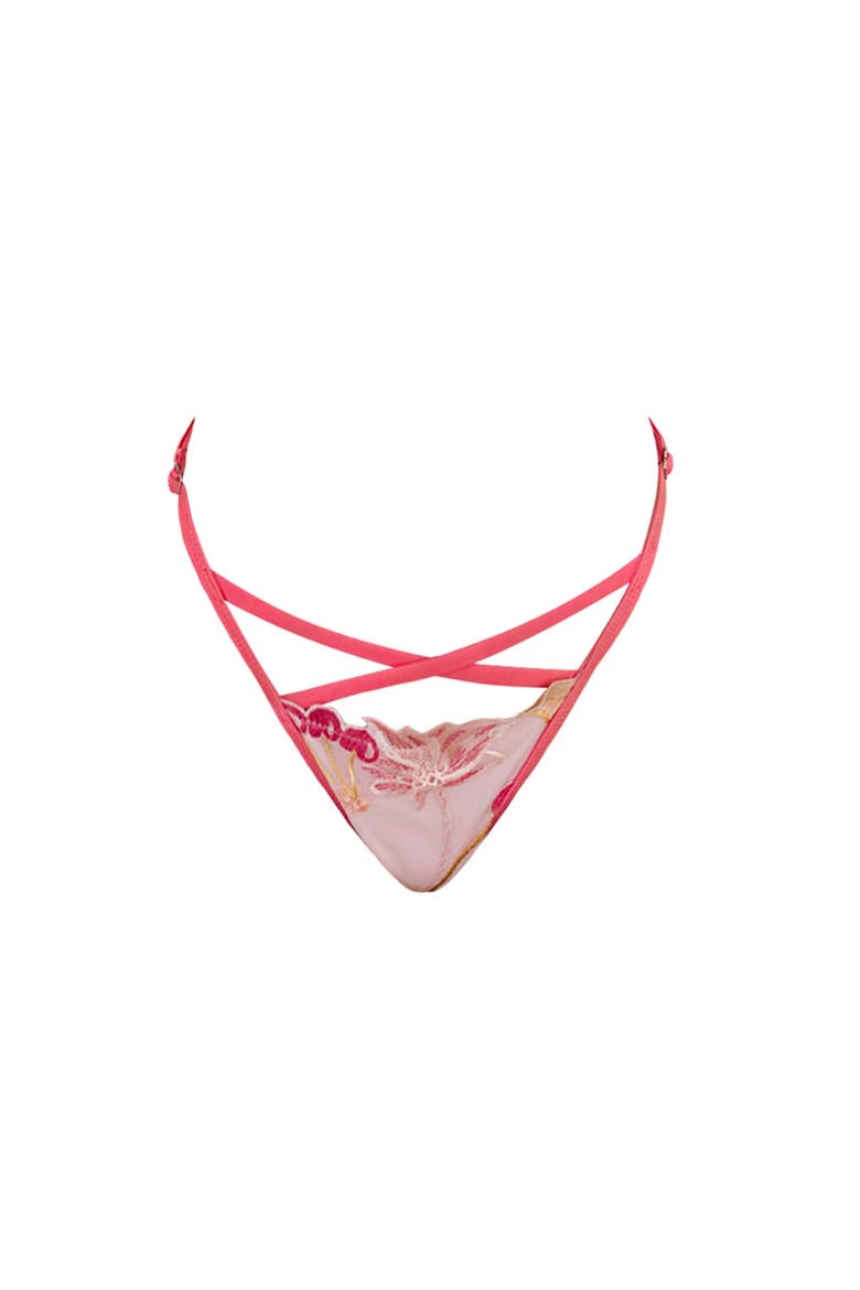 Aster Cherry Bikini Bottom, Main, color, Cherry
