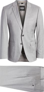 BOSS Huge Solid Wool Suit