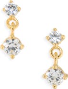 Madewell Demi-Fine Crystal Drop Earrings