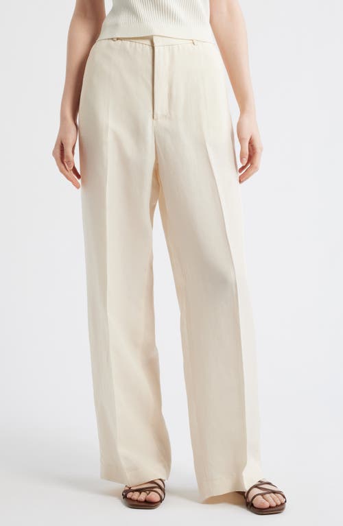 DELUC Bari Wide Leg Pants in Butter at Nordstrom, Size Small