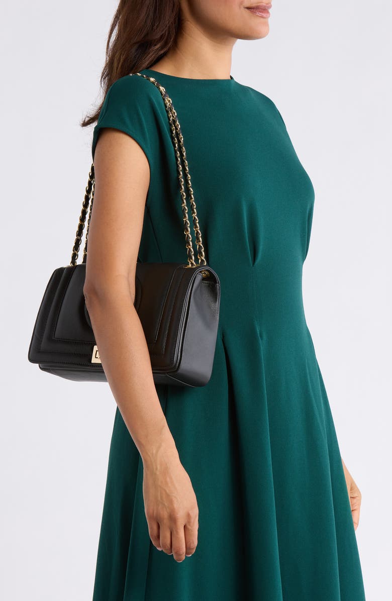 VALENTINO BY MARIO VALENTINO Alice Signature Shoulder Bag, Alternate, color, Black