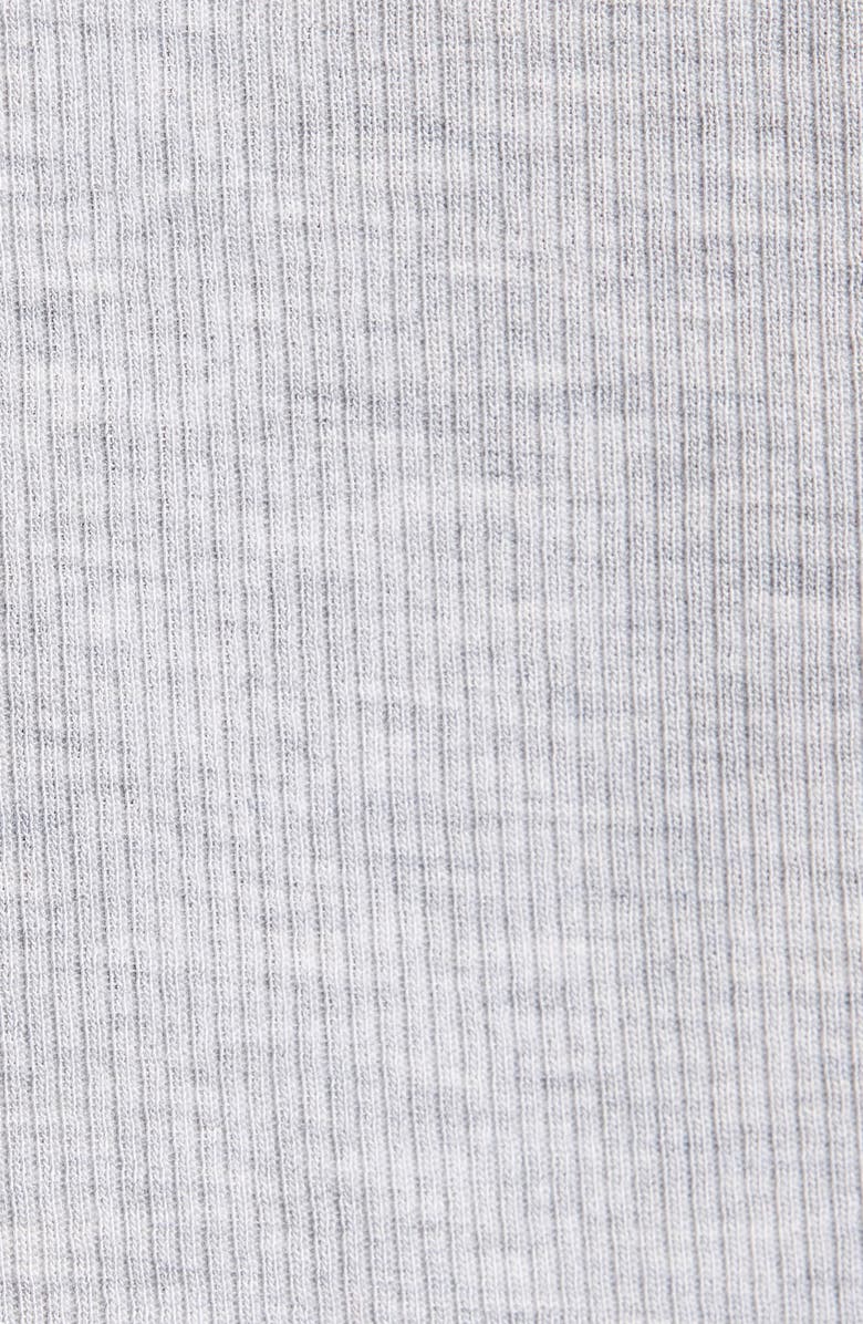 Nordstrom Moonlight Eco Easy Rib Short Pajamas, Alternate, color, Grey Heather