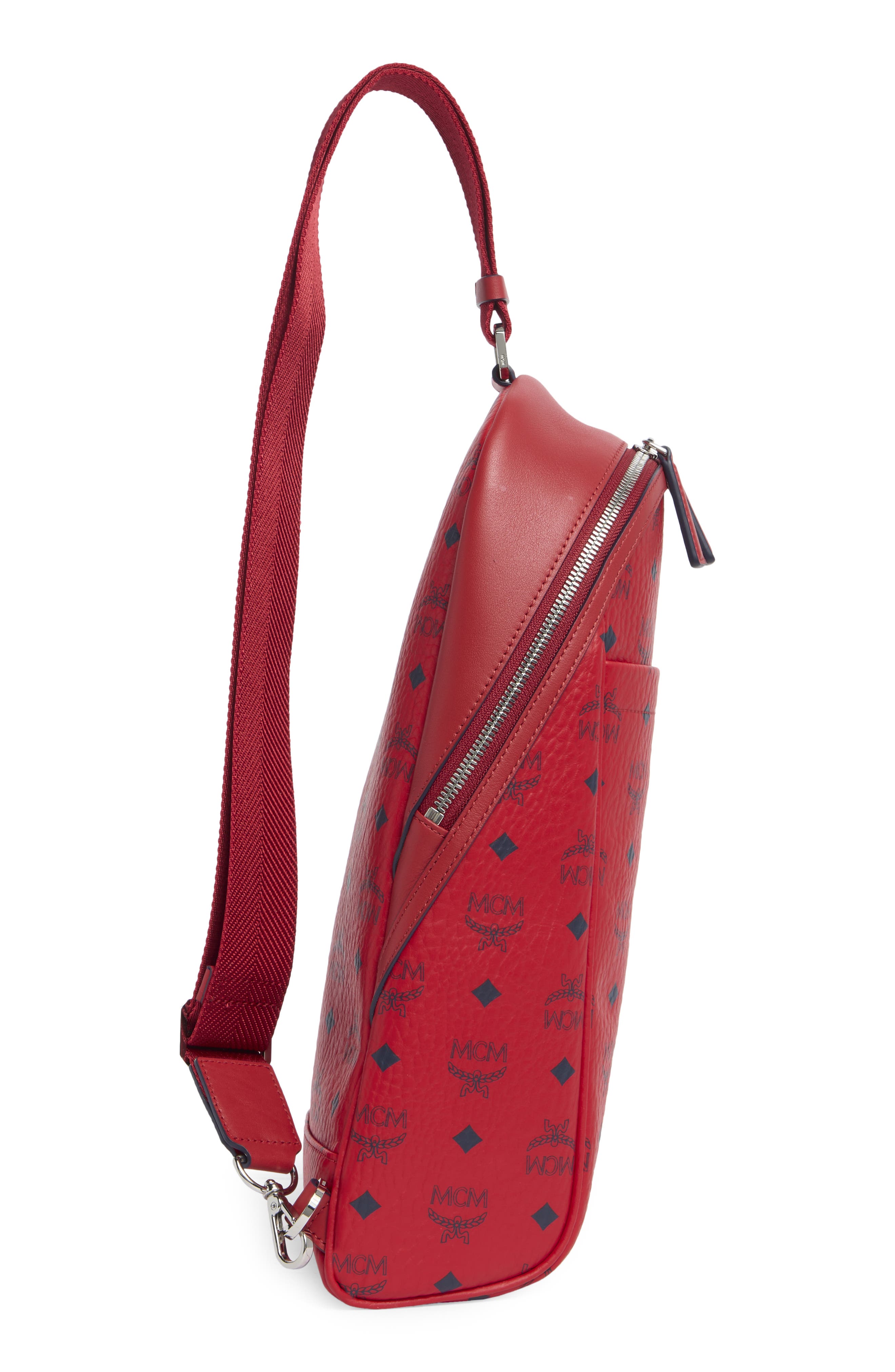 MCM Aren Visetos Sling Bag, Alternate, color, 