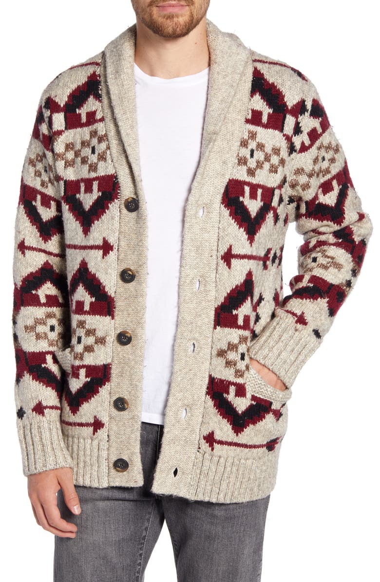 Schott NYC Southwestern Motif Sweater, Main, color, 