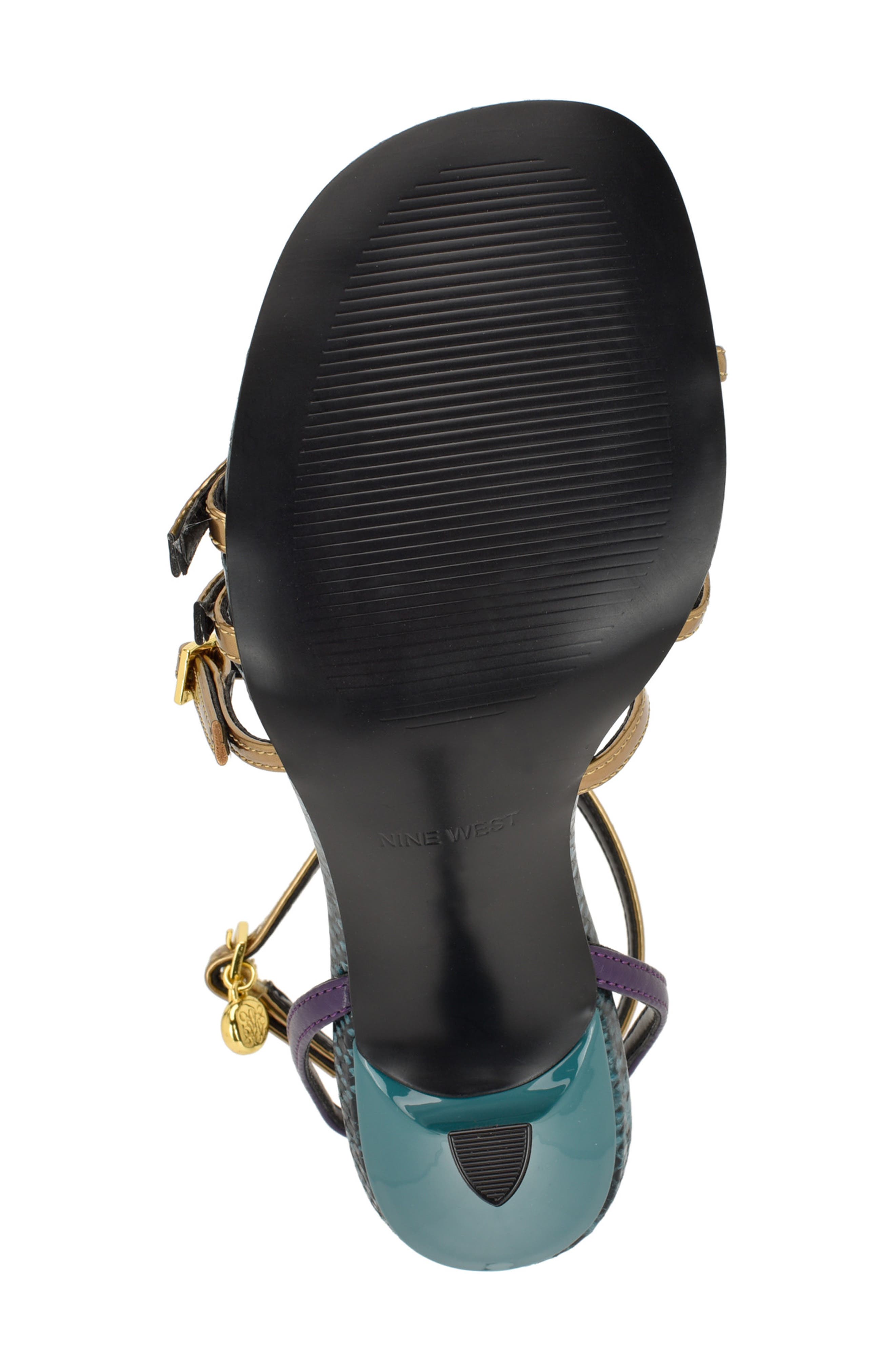 Lavva Buckle Ankle Strap Sandal, Alternate, color, GOLD