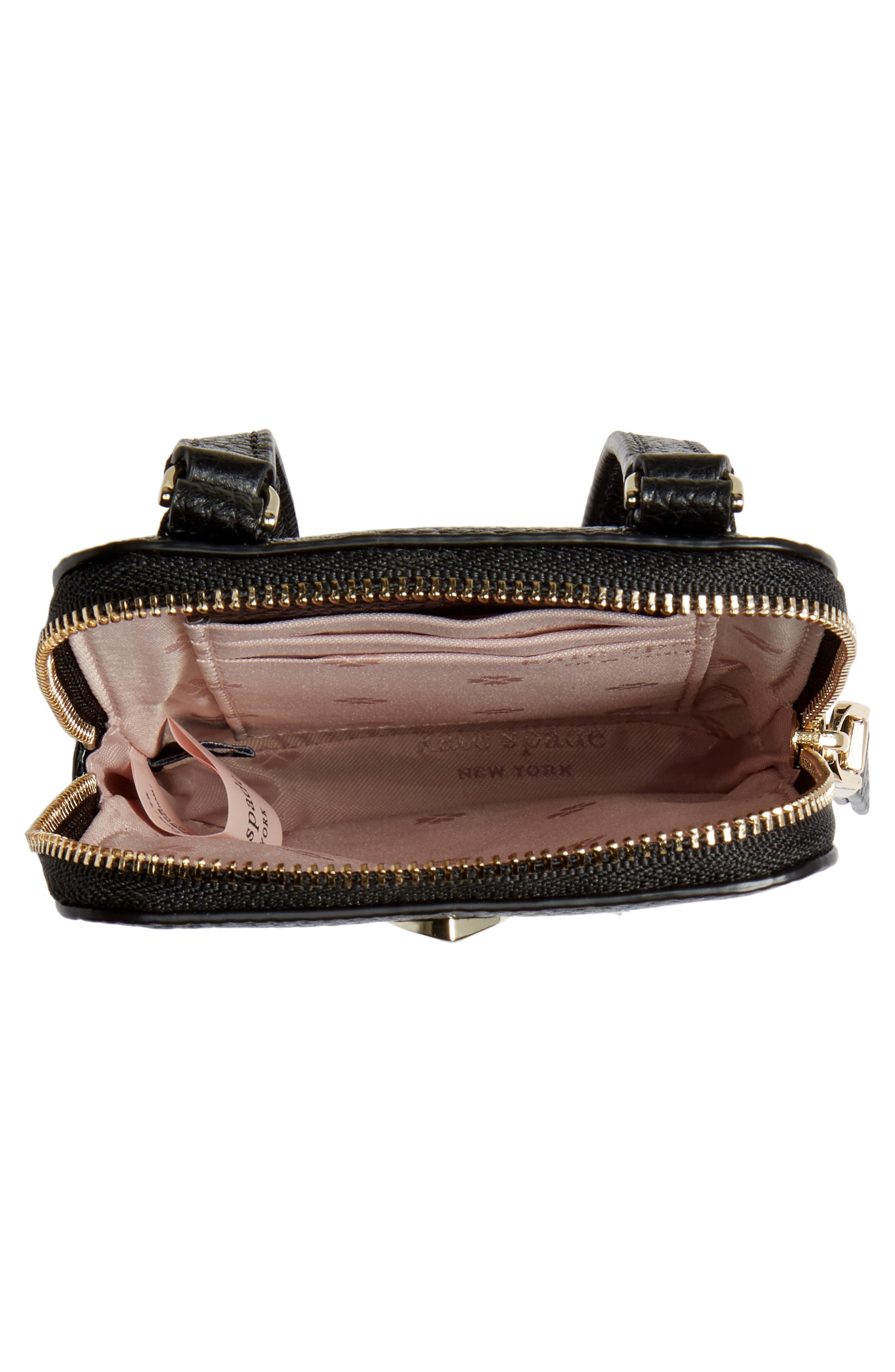 Kate Spade New York polly leather phone crossbody bag, Alternate, color, 