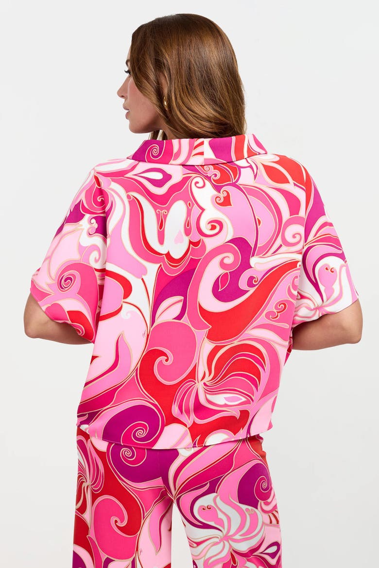 Honeysuckle Boatneck Top, Alternate, color, Darsena