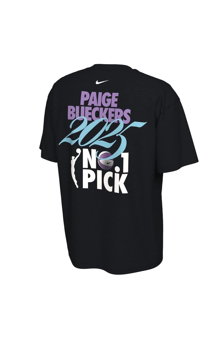 Nike Unisex Nike Paige Bueckers Black 2025 WNBA Draft The One T-Shirt, Alternate, color, Black