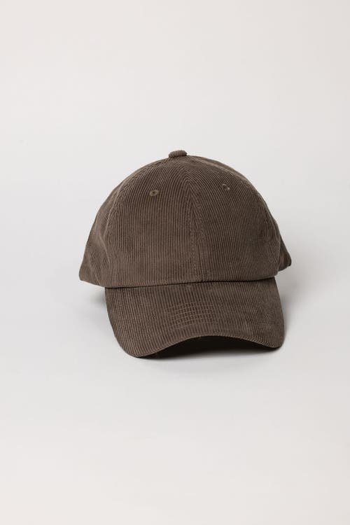 Hat Attack Cord Cap In Brown