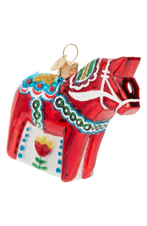 Swedish Dala Horse Ornament