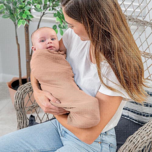 Comfy Cubs Muslin Swaddle Blanket, 1 Pack In Cedar
