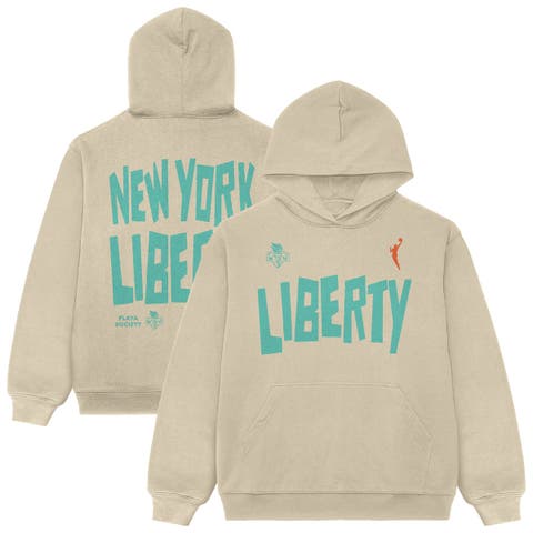 Unisex Playa Society  Oatmeal New York Liberty Established Hoodie