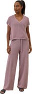 Pact Beachside Linen V-Neck Top Made with Organic Cotton