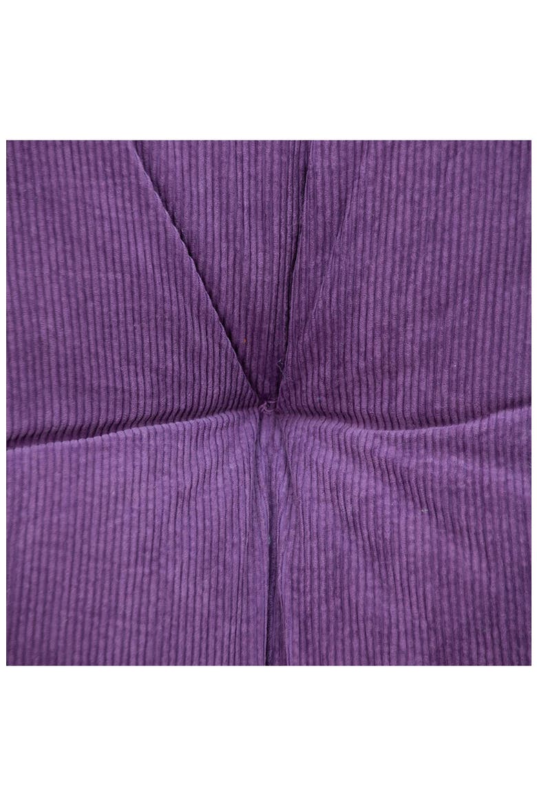 Alena Transitional Purple Floor Pillow, Alternate, color, PURPLE