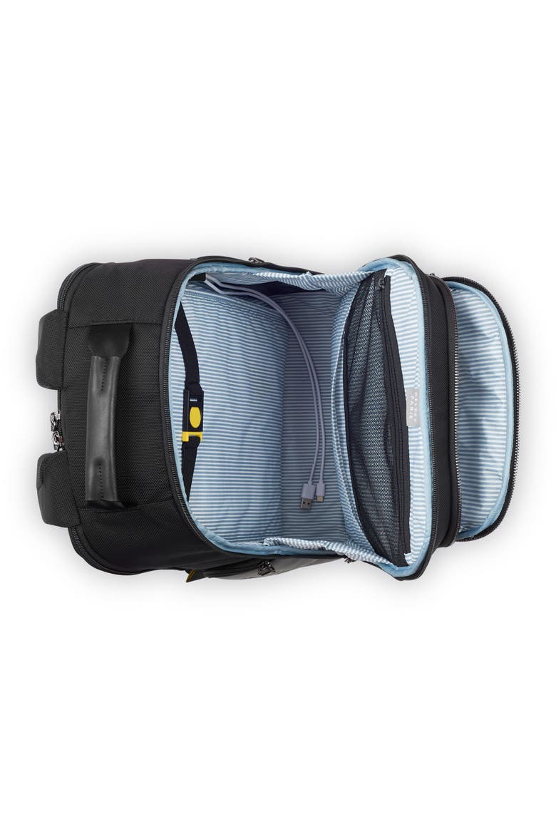 Wagram 2 Piece Set - 20" Carry-On Spinner & 15.6" Laptop Backpack, Alternate, color, Black