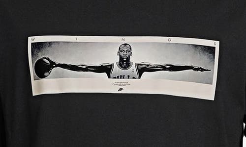 Jordan Photo Graphic T-shirt In Black