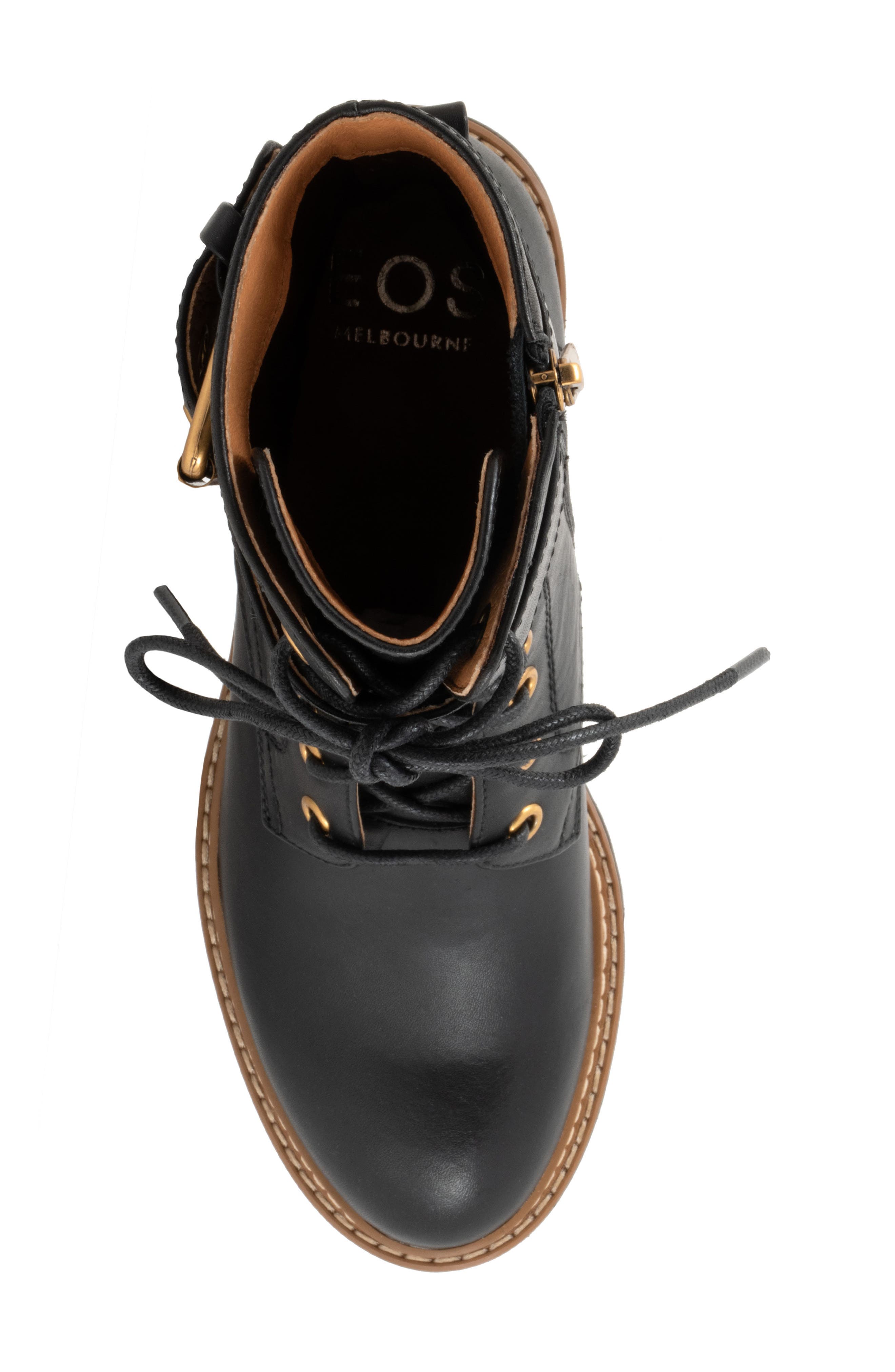 EOS FOOTWEAR Line Stack Heel Work Boot, Alternate, color, 