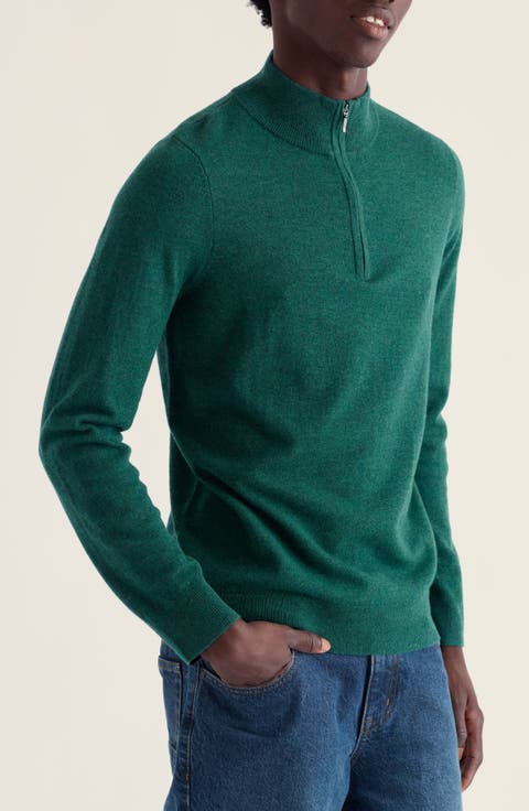 Prow Quarter Zip Merino Wool Blend Sweater