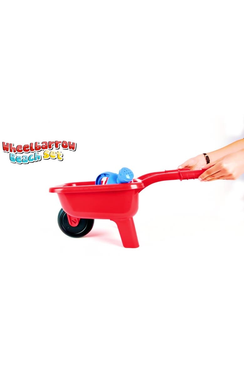Dolu Wheelbarrow Beach Set, Ages 3+, Alternate, color, Multicolored