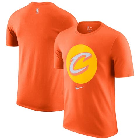 Men's Nike  Orange Cleveland Cavaliers 2025/26 City Edition Remix Essential Logo T-Shirt