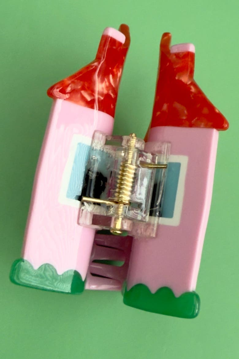 House Hair Claw, Alternate, color, Pink